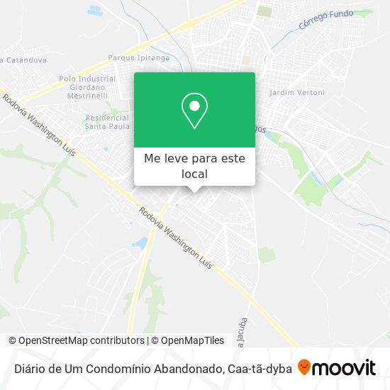 Diário de Um Condomínio Abandonado mapa