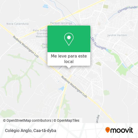 Colégio Anglo mapa