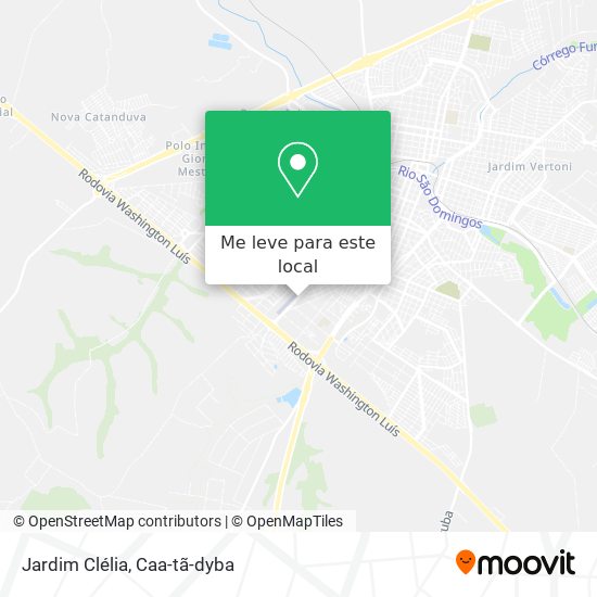 Jardim Clélia mapa