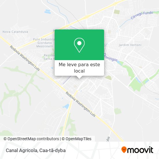 Canal Agrícola mapa