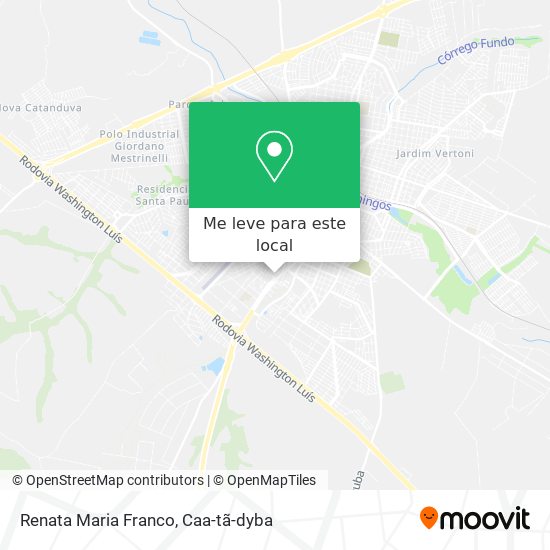 Renata Maria Franco mapa