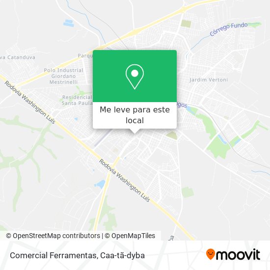 Comercial Ferramentas mapa