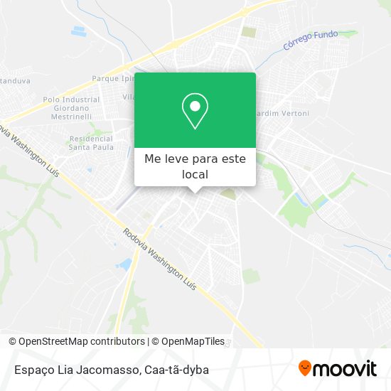 Espaço Lia Jacomasso mapa