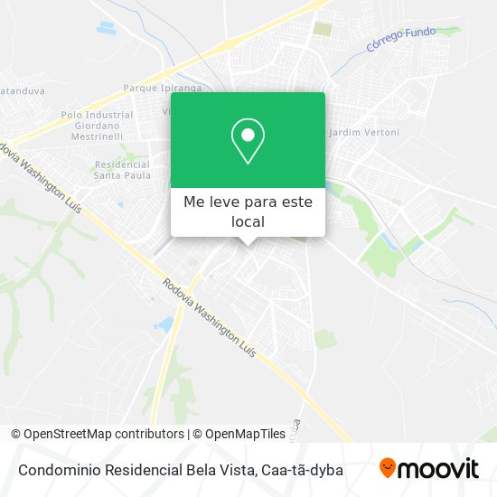 Condominio Residencial Bela Vista mapa