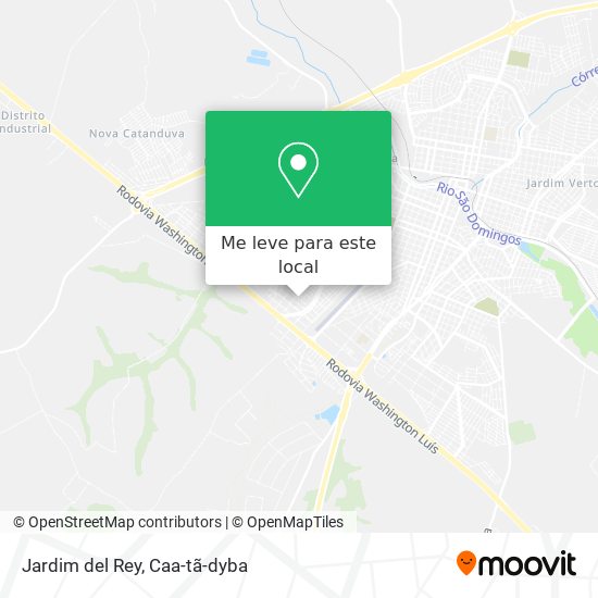 Jardim del Rey mapa