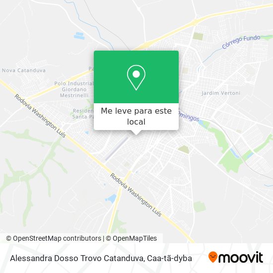 Alessandra Dosso Trovo Catanduva mapa
