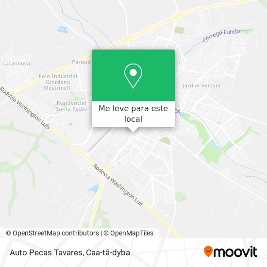 Auto Pecas Tavares mapa