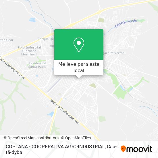 COPLANA - COOPERATIVA AGROINDUSTRIAL mapa