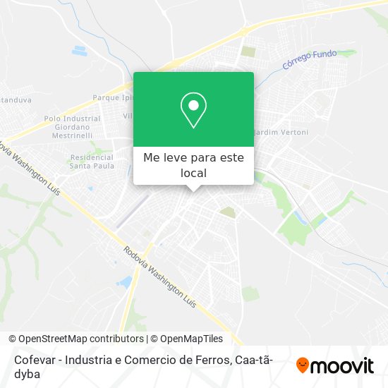 Cofevar - Industria e Comercio de Ferros mapa