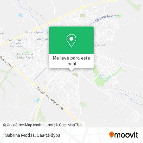 Sabrina Modas mapa