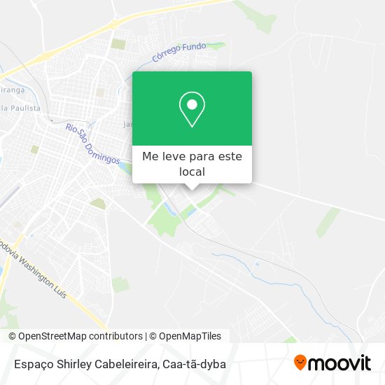 Espaço Shirley Cabeleireira mapa