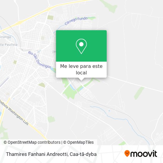 Thamires Fanhani Andreotti mapa