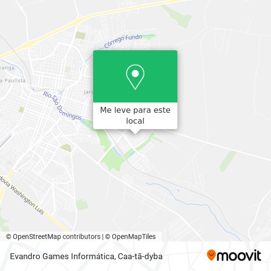 Evandro Games Informática mapa