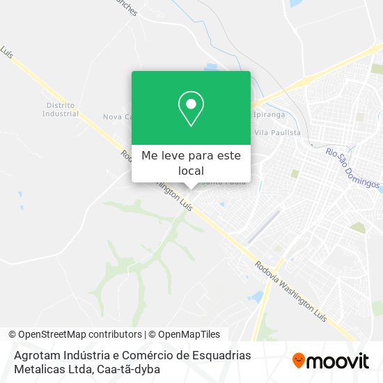 Agrotam Indústria e Comércio de Esquadrias Metalicas Ltda mapa