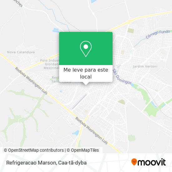 Refrigeracao Marson mapa