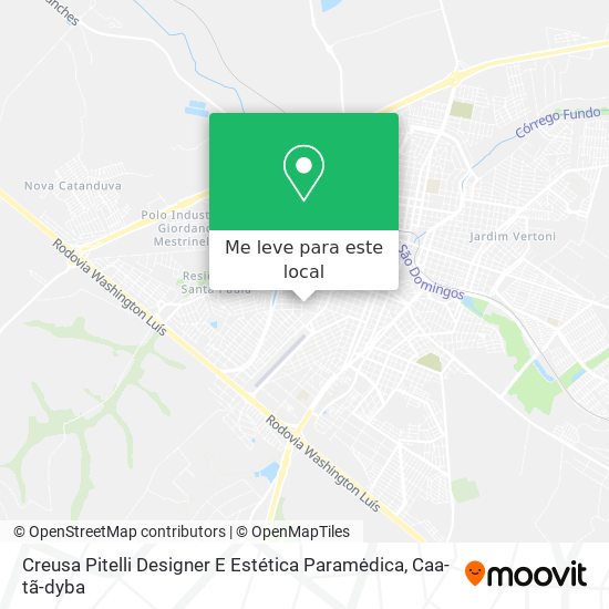 Creusa Pitelli Designer E Estética Paramėdica mapa