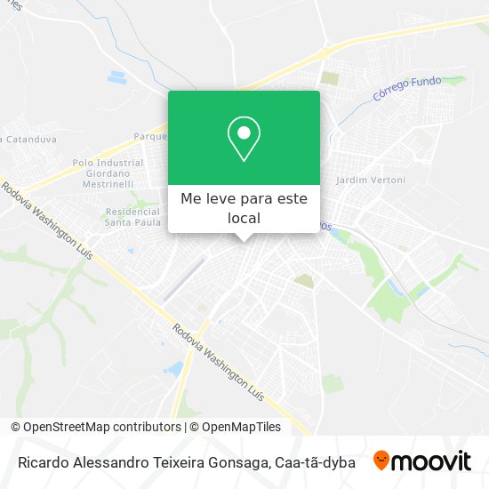 Ricardo Alessandro Teixeira Gonsaga mapa