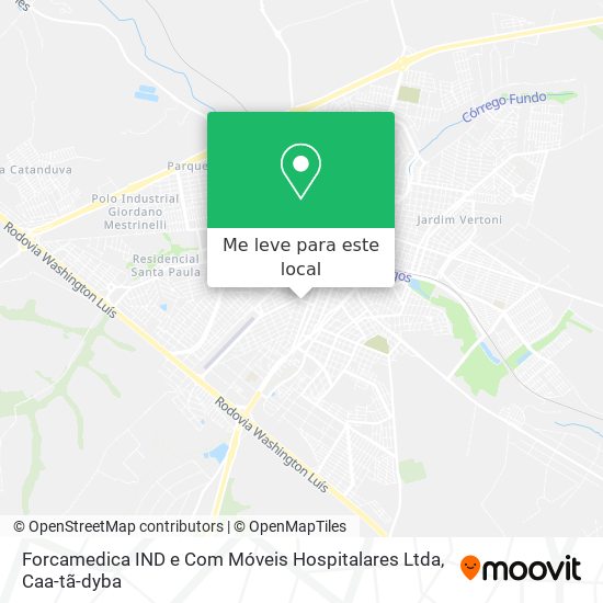 Forcamedica IND e Com Móveis Hospitalares Ltda mapa