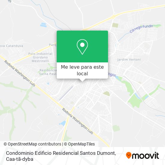 Condominio Edificio Residencial Santos Dumont mapa