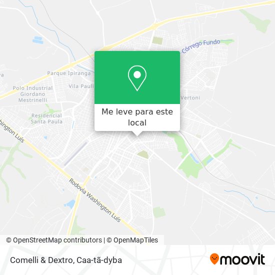 Comelli & Dextro mapa