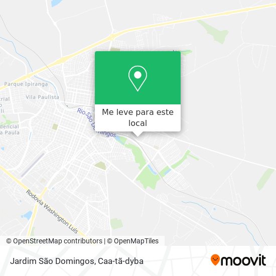 Jardim São Domingos mapa