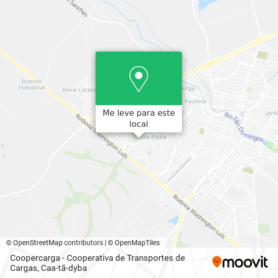 Coopercarga - Cooperativa de Transportes de Cargas mapa