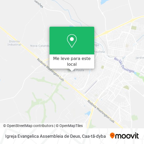 Igreja Evangelica Assembleia de Deus mapa