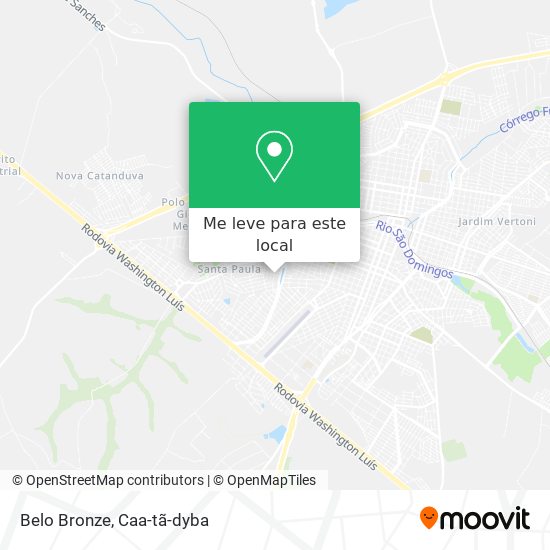 Belo Bronze mapa