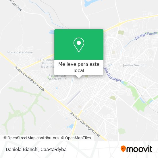 Daniela Bianchi mapa