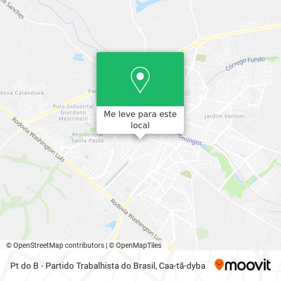 Pt do B - Partido Trabalhista do Brasil mapa