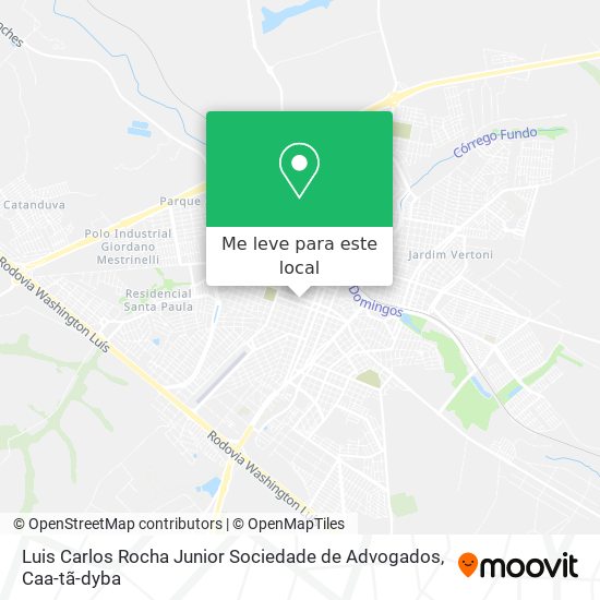 Luis Carlos Rocha Junior Sociedade de Advogados mapa