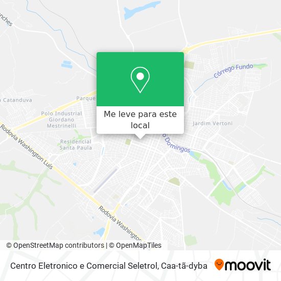 Centro Eletronico e Comercial Seletrol mapa