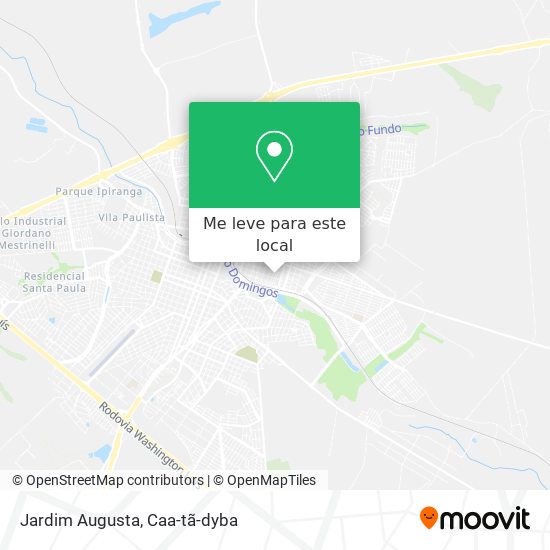 Jardim Augusta mapa
