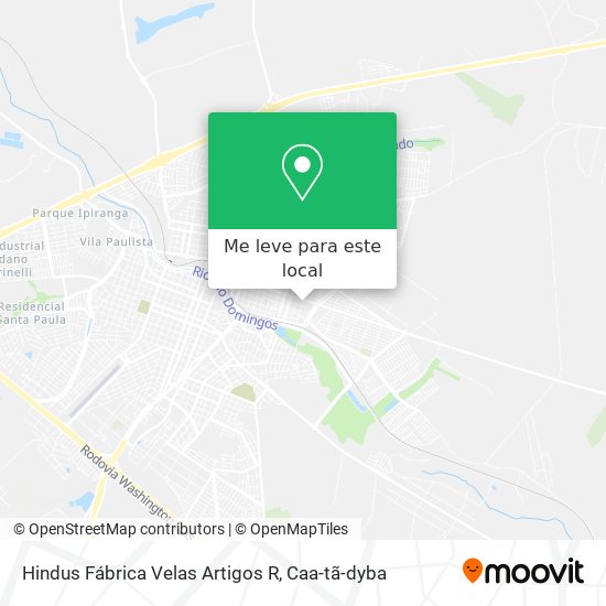 Hindus Fábrica Velas Artigos R mapa