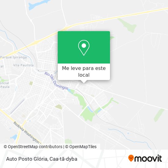 Auto Posto Glória mapa