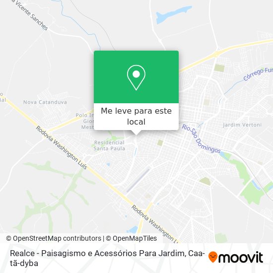 Realce - Paisagismo e Acessórios Para Jardim mapa