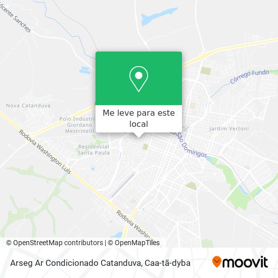Arseg Ar Condicionado Catanduva mapa