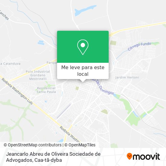 Jeancarlo Abreu de Oliveira Sociedade de Advogados mapa