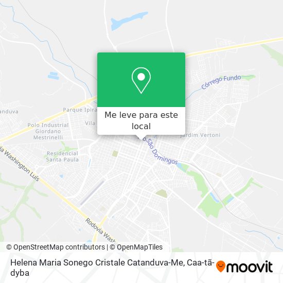 Helena Maria Sonego Cristale Catanduva-Me mapa