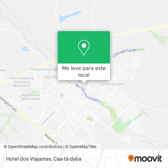 Hotel dos Viajantes mapa