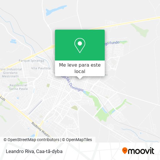 Leandro Riva mapa