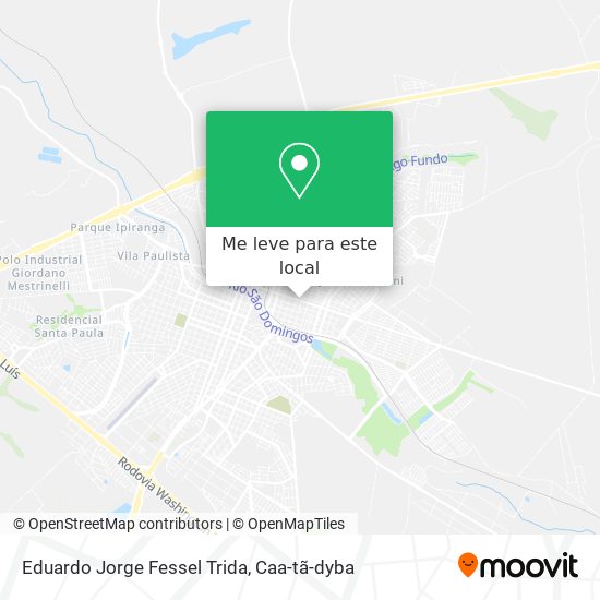 Eduardo Jorge Fessel Trida mapa