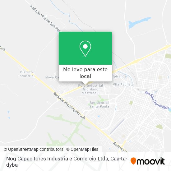Nog Capacitores Indústria e Comércio Ltda mapa