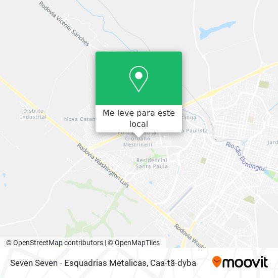 Seven Seven - Esquadrias Metalicas mapa