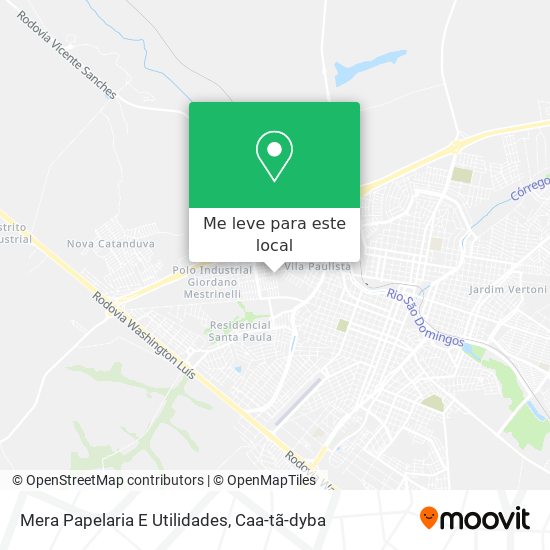Mera Papelaria E Utilidades mapa