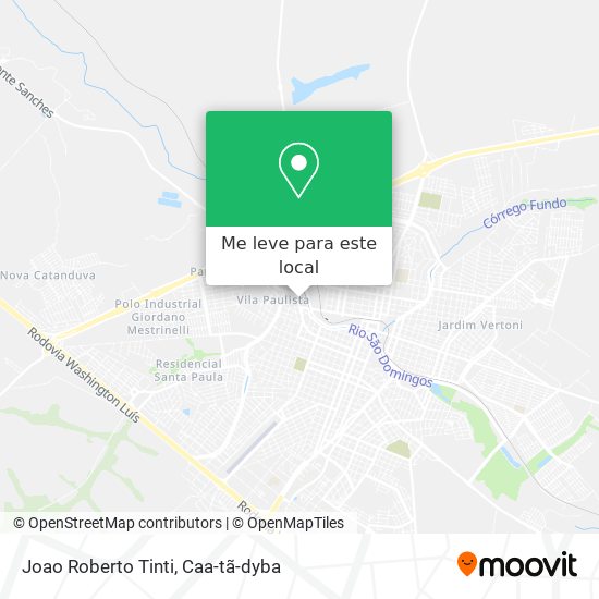 Joao Roberto Tinti mapa