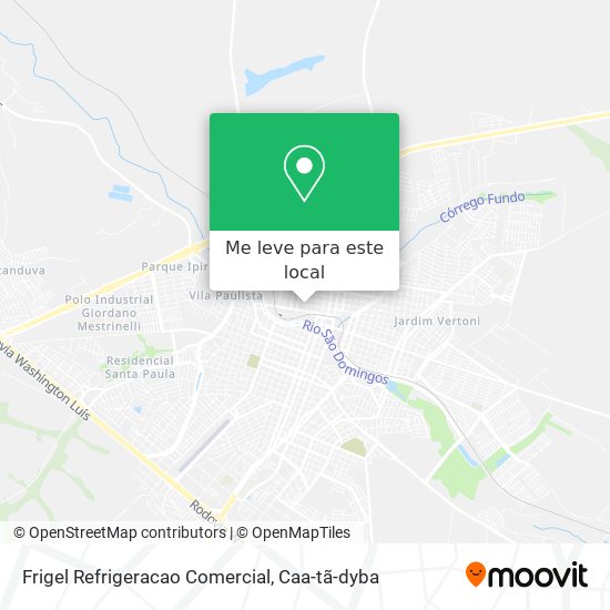Frigel Refrigeracao Comercial mapa