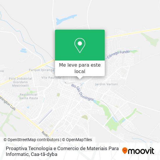 Proaptiva Tecnologia e Comercio de Materiais Para Informatic mapa