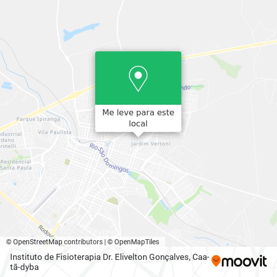 Instituto de Fisioterapia Dr. Elivelton Gonçalves mapa