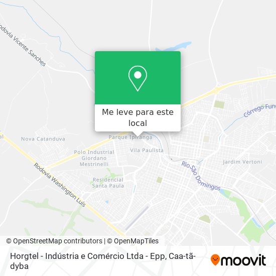 Horgtel - Indústria e Comércio Ltda - Epp mapa